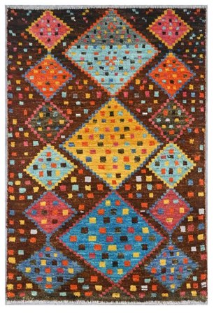 Annodato A Mano Moroccan Berber - Afghanistan 94X141 Tappeto Di Lana Piccolo