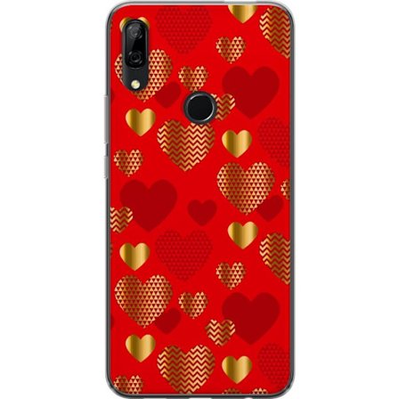 Kompatibelt Mobildeksel til Huawei Huawei P Smart Z GoldenHearts