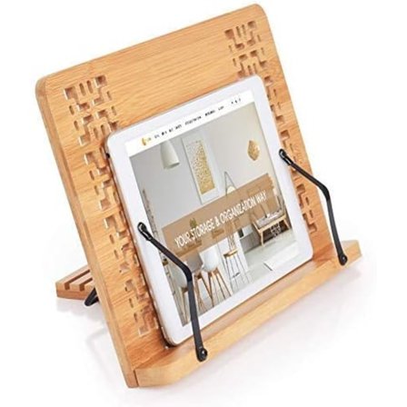 Bokstöd för Läroböcker, Tidskrifter, Recept, Noter, Dokument, Surfplatta, PC-Skärmstativ