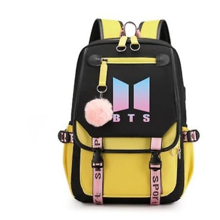Kpop Groups Ryggsäckar för tonåring Canvas Svarta resväskor Studenter Laptopväska Pojkar Flickor Tillbaka till skolan Mochila Sac A Dospicture color