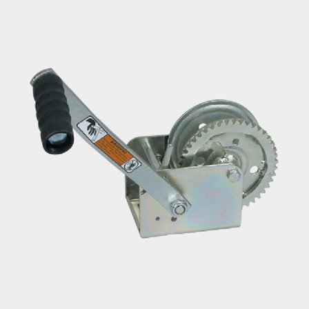 Treuil de remorque manuel DL C1400, 635 kg, avec frein, sans sangle