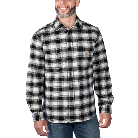 Carhartt Workwear Carhartt M's Flannel L/S Plaid Shirt Malt