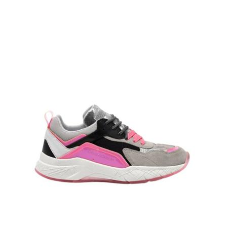 Crime London Sneakers Basket Komrad 2.0 , Wit , Dames , Maat: 39 EU