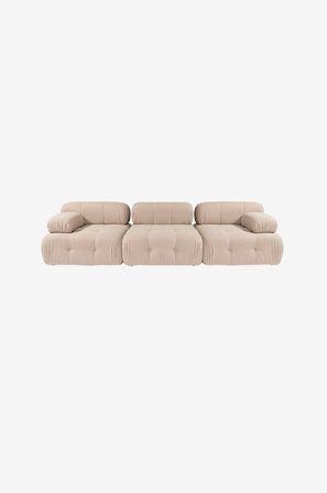 Hanah Home - 3-seters sofa Puca - Natur - 3-seters sofaer - Fra Homeroom