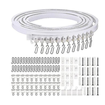 5 Meter Böjbar Tak Gardinskena Böjd Flexibel Takgardin A