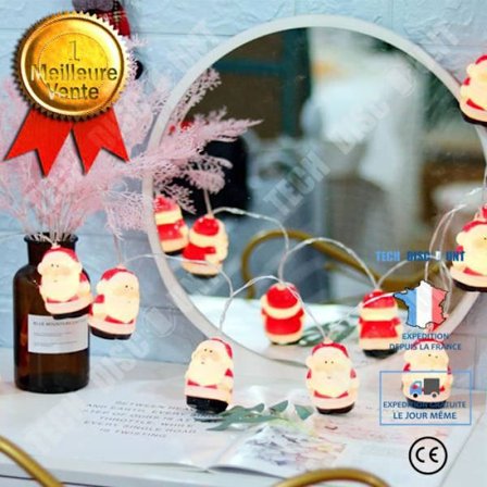 LED-ljusslinga - TD - 10 snögubbar - 2 meter - Inomhus - Batteridriven