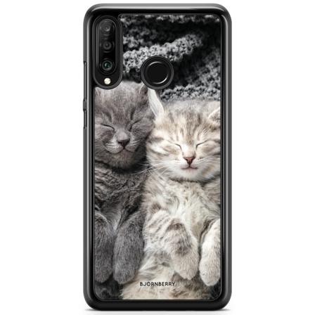 Bjornberry Hårdskal Huawei P30 Lite - Vilande Katter