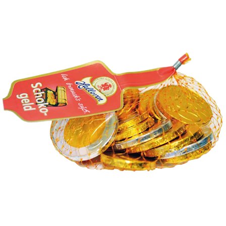 Chokoladepenge EURO i Net