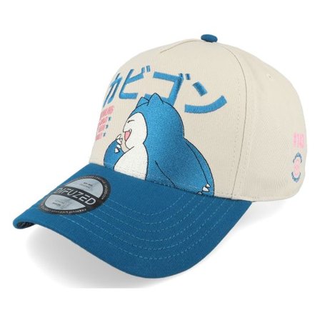 Difuzed - Beige adjustable Keps - Pokémon Snorlax Stone/Blue A-Frame Adjustable @ Hatstore