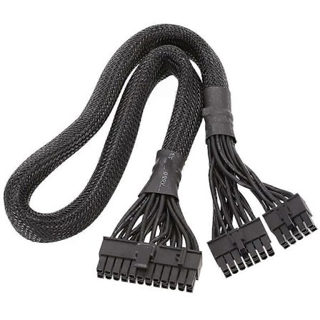 14+10-Pin till 24-Pin ATX Strömförsörjningskabel 20+4 Pin PC PSU Moderkortskabel Kompatibel med AX1500I AX1200I AX8-Perfet