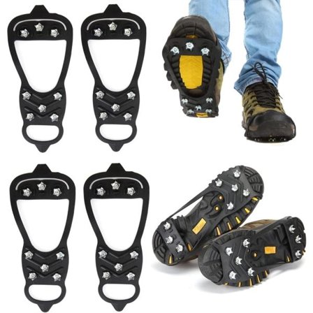 2 par Isgrep, Universelle Anti-Skli Spiker, 8 Stål Pigger L