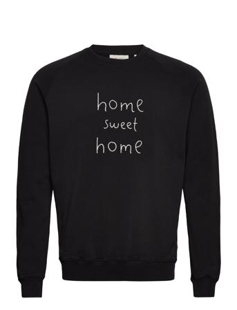 Heart Sweatshirt Sweat-shirt Genser Svart Forét*Betinget Tilbud