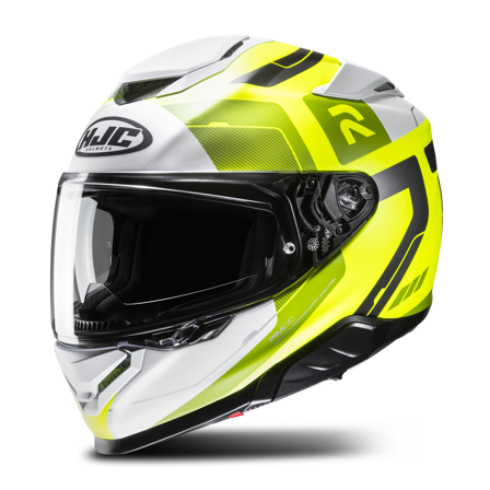 Cască Integrală HJC RPHA 71 Cozad MC1SF alb/galben Fluo M