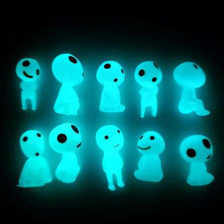 6/10pcs/ Set Luminous Tree Alves Set Ghost Figurine Cc