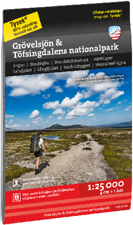 Calazo Grövelsjön & Töfsingdalens nationalpark 1:25 000