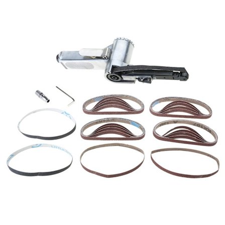 Pneumatisk båndsliber ståltrykluft båndsliber med slibebånd