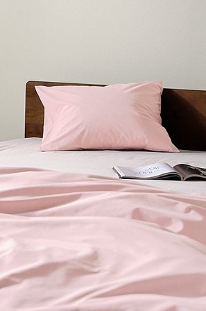 Jotex - Percale Kopfkissenbezug ‒ Bio-qualität Puderrosa - ZACK - Kaufe Kopfkissenbezüge bei Jotex