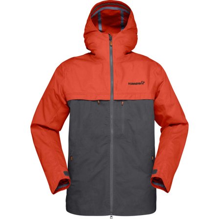 Norrøna Men's Svalbard Cotton Jacket Men unlined jacket Orange M