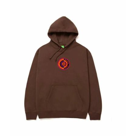 Huf, Hoodies Bruin, Heren, Maat:L
