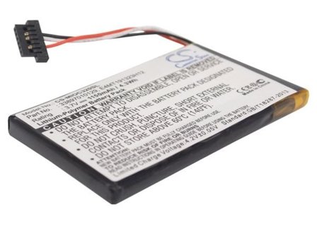 Batteri for navigator, GPS for Mitac Mio C320, Mio C323, Mio C520 osv.