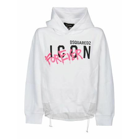 Dsquared2 Sweatshirt , Wit , Dames , Maat: S