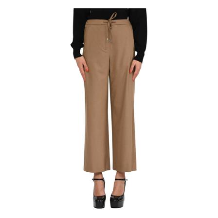 Max Mara Wide Bukser Brun, Dame Bukser