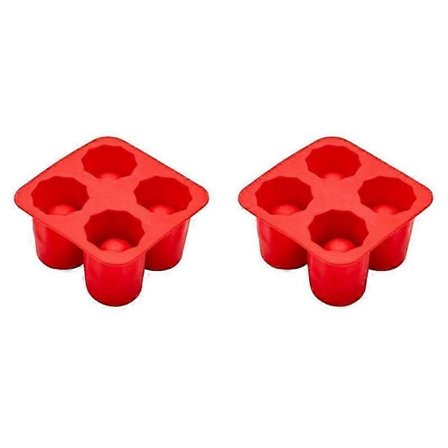 4 Kopp Form Silikon Iskubform Isform Iskubsbricka Sommar Bar Öl Is Cocktail Kalla Dryckesverktyg