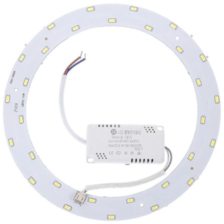 15W 220V-240V SMD 5730 30-LED Magnetisk Cirkulær LED Panel Bar Lampe LED Loftslampe (Rent Hvidt Lys)