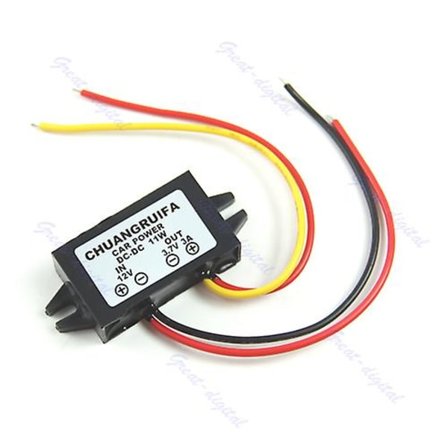 12v 3.7v 3a 11w DC/DC-muunninaskel alas -auton virtalähdemoduuli Uusi