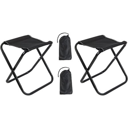 Bärbar pall kompakt lätt hopfällbar stol justerbar hopfällbar stol lämplig för camping, vandring
