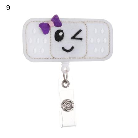 1 Stk Badge Holder Udtrækkelig Nøglering 9