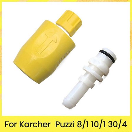 Slangetilslutningssæt kompatibelt med KARCHER PUZZI 8/1, 10/1 og 30/4 modeller, reservedelsnummer 4.446-023.0