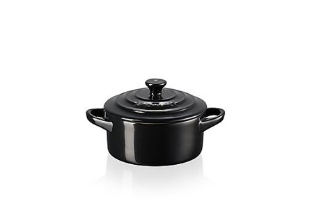 LE CREUSET Minigryte Sort 10x5cm 0,25l