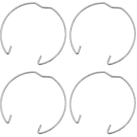 4 st Hållfjädrar, Klämmor & LED-lamphållare (FMY)