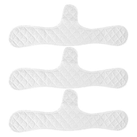 Återanvändningsbar BH-inlägg i bomull för sport-BH för kvinnor, fukttransporterande underkläder i bomull, bekväma svettabsorbenter (FMY)