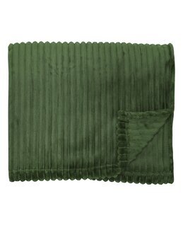 Fleecepläd Baloo 130x170 cm Mörkgrön - Redlunds