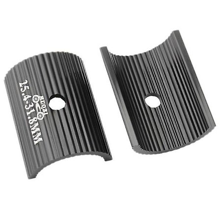 Cykel Styrstang Shim Cykel Styrstang Adapter Bøsning Stem Reducer 25.4-31.8mm Cykeldele Sort