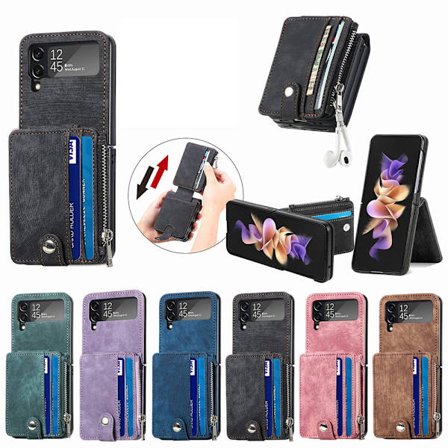 Samsung Galaxy Z Flip 3 - Praktiskt Skal med Korthållare