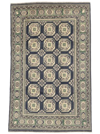 Handgeknüpft Afghan Fine Teppich 198X302 Orange/Dunkelgelb