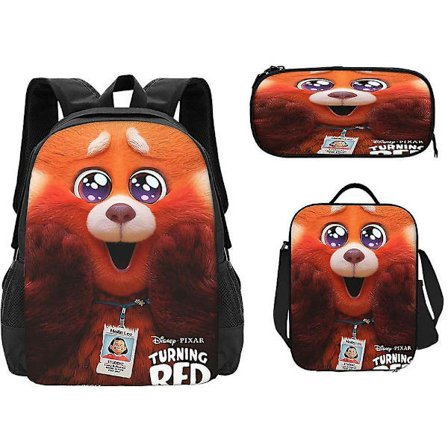 Klovnepige Harley Quinn Skole rygsæk, Studenter Rygsæk Tredelt Sæt, Rygsæk Måltid Taske Blyant Etui-8