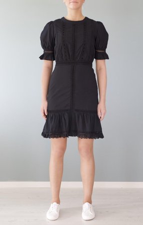 Secrets by B Kjole Joan Sort X-Small