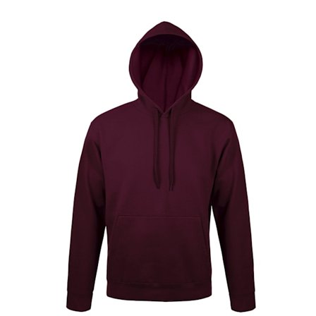 SOLS Snake Unisex Hoodie / Huvtröja 3XL Burgundy