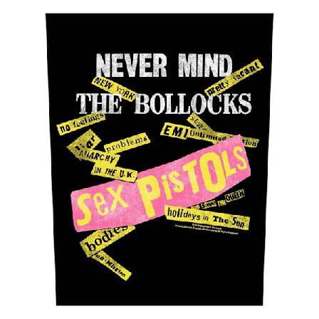 Sex Pistols Never Mind The Bollocks Spårlista Patch En Storlek B