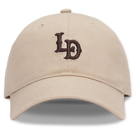 Les Deux | Gorra dad cap en arena oscuro con el logo de LD para hombres - Gorras para hombre