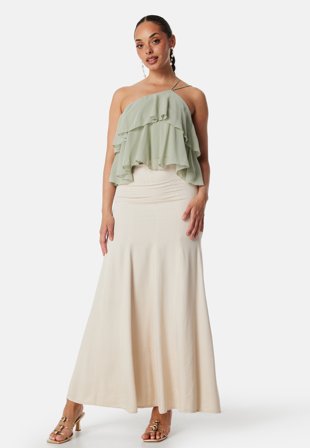 Bubbleroom Occasion - Viscose Maxi Skirt - Kläder