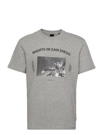 Onsgilbert Reg Ss Tee T-shirts Short-sleeved Harmaa ONLY & SONS