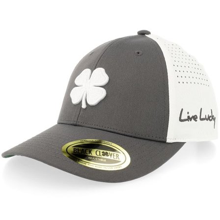 Black Clover - Grå adjustable Keps - Brooksy 2 Hat Charcoal/White Adjustable @ Hatstore