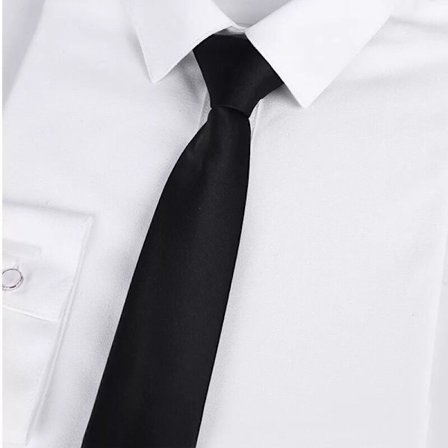 Lös krage för kvinnor, lat svart slips för män, formell skjorta för män, Vi