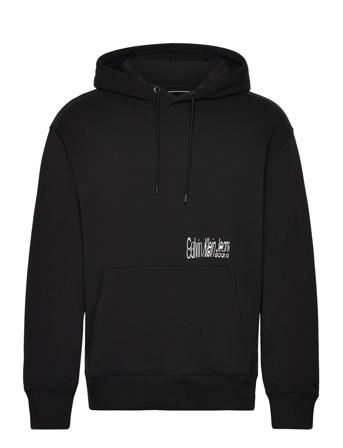 Floral Graphic Hoodie Black Calvin Klein Jeans