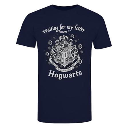 Harry Potter flickor väntar på mitt brev Hogwarts T-shirt 12-13 Navy Blue 12-13 Years